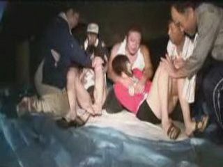 Erotic Nature Foursome - Four Women and One Lucky Man!