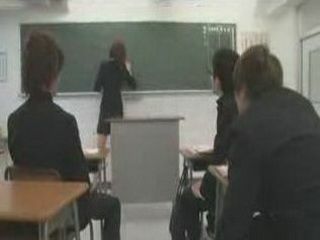 Japanese Female Teacher's Naughty Work Face-Off!