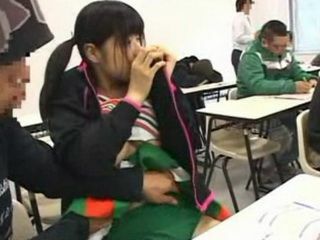 Japanese Classmates' Steamy Romp in the Classroom Revealed!